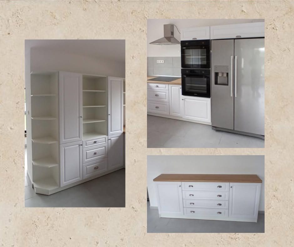Fehér egyedi bútorok